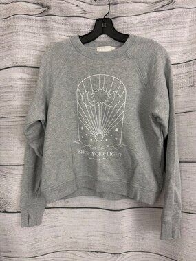 Spiritual Gangster Shine Your Light Graphic Sweatshirt Size S